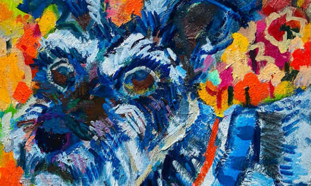 NEW | schnauzer | 30x24cm | oil x paper | 2022 #dog