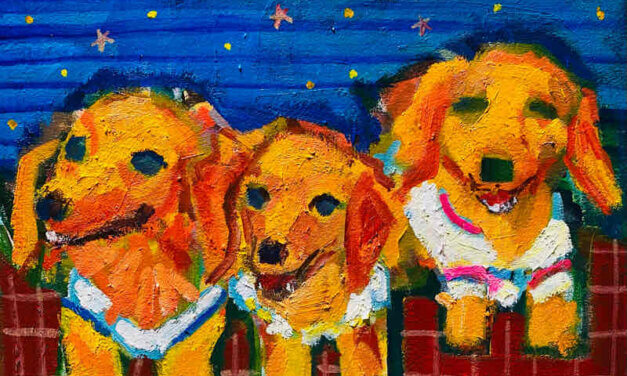 NEW | dachshund | 24x30cm | oil x paper | 2022 #dog