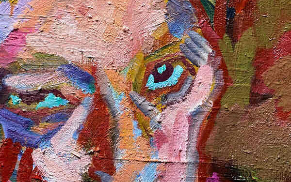 WORKS | 53x45cm | oil x canvas board | 2022 #portrait