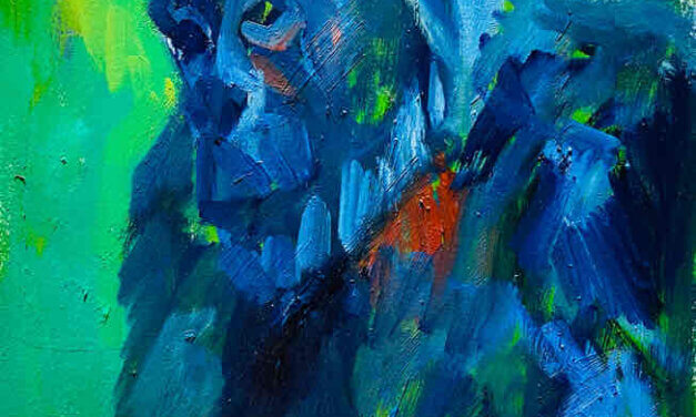 WORKS | 30x24cm | oil x paper | 2022 #gorilla