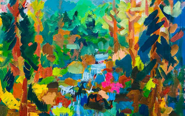 WORKS | 72x51cm | oil x paper | 2022 #landscape