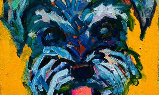 NEW | Schnauzer | 30x24cm | oil x paper | 2022 #dog