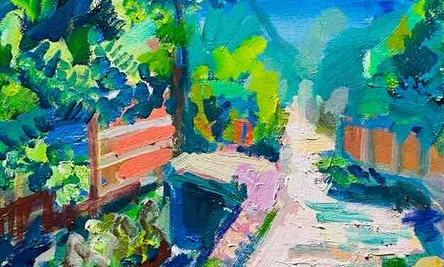 NEW | 30x24cm | oil x paper | 2022 #landscape