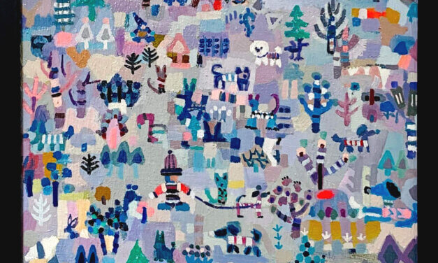 SOLD | holiday park | 41x31cm | oil x wood panel | 2022 #tagboat