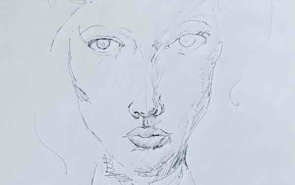 NEW | 50x30cm | drawing x paper | 2022 #portrait