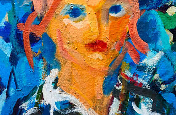 WORKS | 27x22cm | oil x canvas board | 2022 #portrait