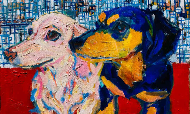 NEW | dachshund | 24x30cm | oil x paper | 2022 #dog