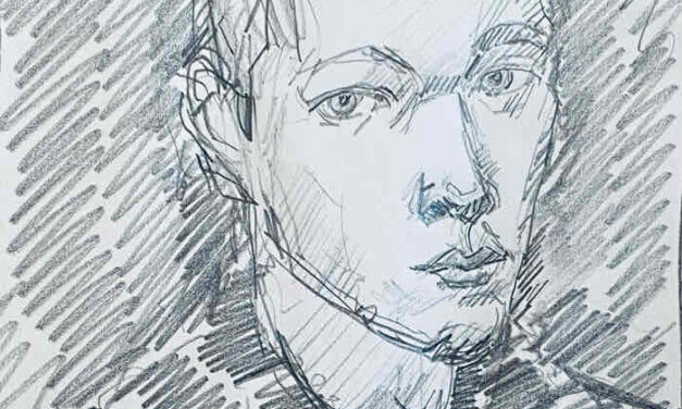 NEW | 15x10cm | drawing x paper | 2022 #portrait