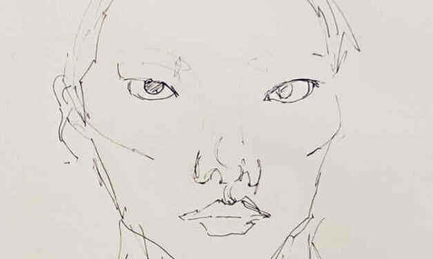 NEW | 15x10cm | drawing x paper | 2022 #portrait