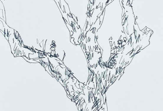 NEW | 15x10cm | drawing x paper | 2022 #tree