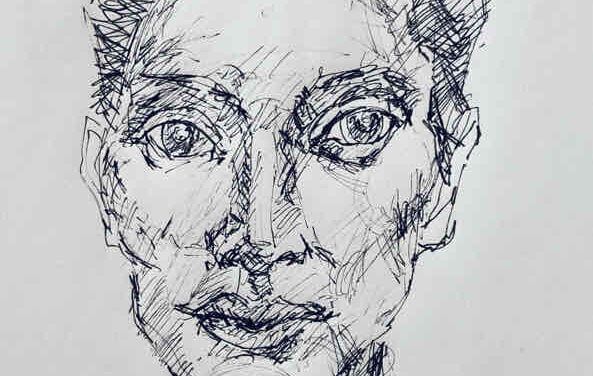 NEW | 15x10cm | drawing x paper | 2022 #portrait