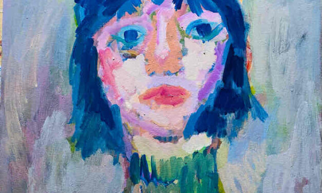 WORKS | 53x45cm | oil x canvas board | 2022 #portrait