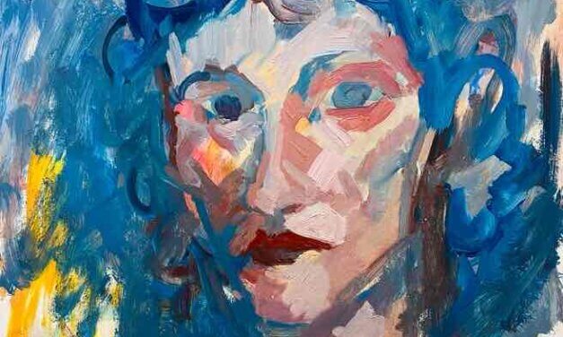 WORKS | 53x45cm | oil x wood panel | 2022 #portrait