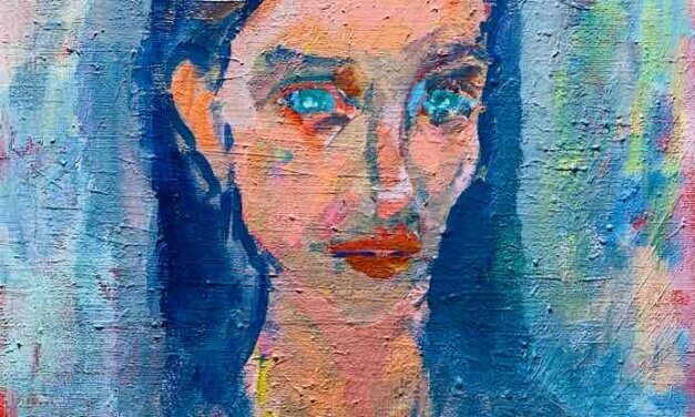 WORKS | 53x45cm | oil x wood panel | 2022 #portrait