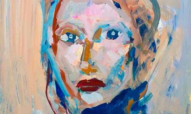 WORKS | 53x45cm | oil x wood panel | 2022 #portrait