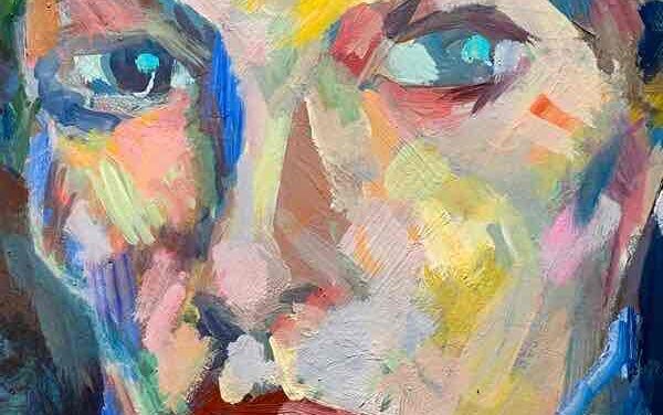 WORKS | 53x45cm | oil x wood panel | 2023 #portrait