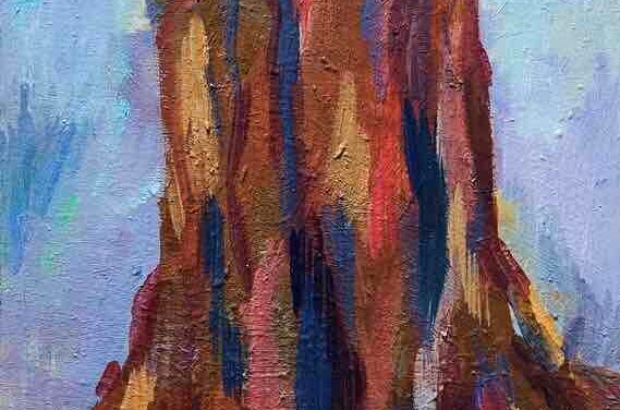 WORKS | 33x24cm | oil x canvas board | 2023 #tree