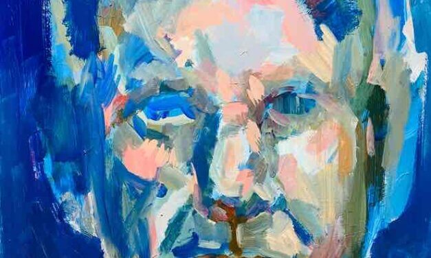 WORKS | 53x45cm | oil x wood panel | 2023 #portrait