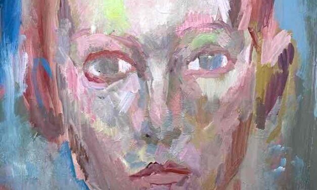 WORKS | 53x45cm | oil x wood panel | 2023 #portrait