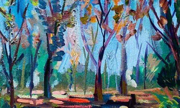 NEW | 30x24cm | oil x paper | 2023 #landscape