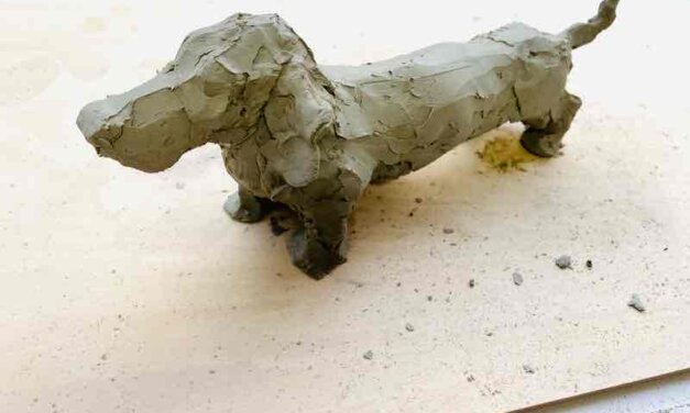 NEW | dachshund | 13x10x20cm | clay | 2023 #dog