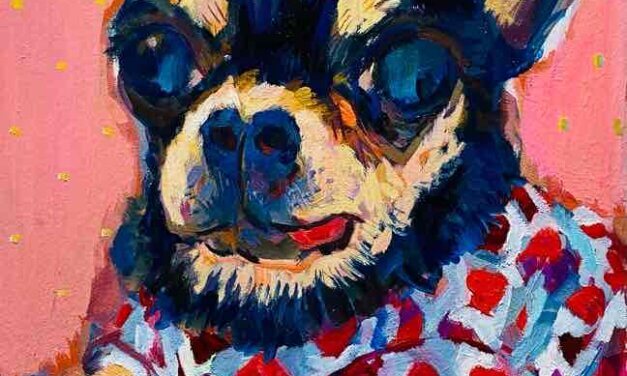 NEW | 30x24cm | oil x paper | 2023 #chiwawa