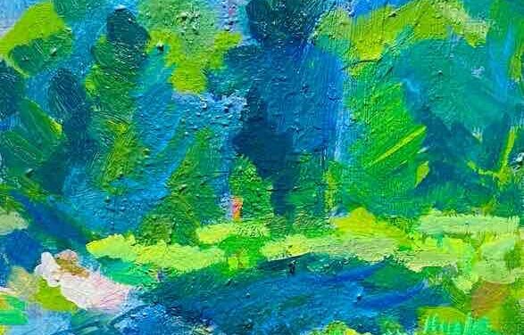 WORKS | 33x24cm | oil x canvas board | 2023 #forest