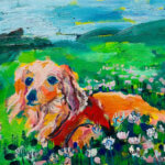 SOLD | Dachshund | 24x30cm | oil x paper | 2023 #dog