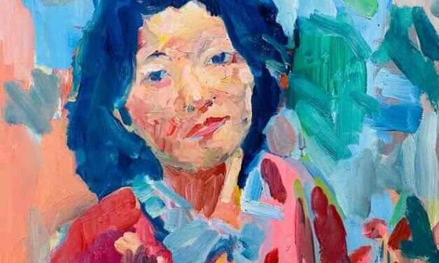 WORKS | 53x45cm | oil x wood panel | 2023 #portrait