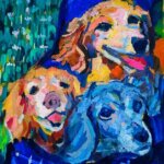 SOLD | Dachshund | 30x24cm | oil x paper | 2023 #dog