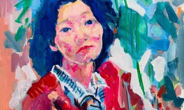 WORKS | 53x45cm | oil x wood panel | 2023 #portrait