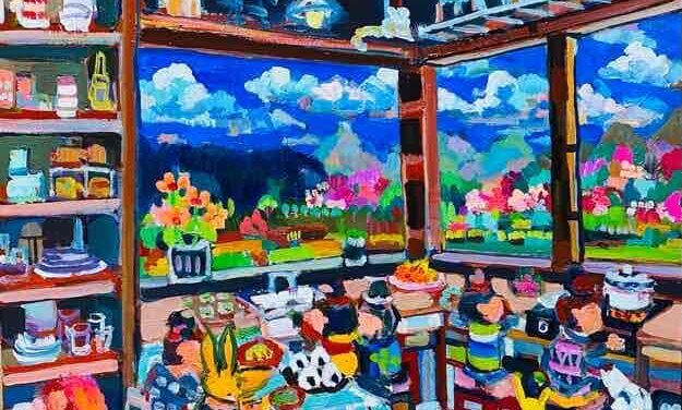 WORKS | 53x41cm | oil x wood panel | 2023 #art