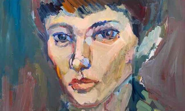 WORKS | 53x45cm | oil x wood panel | 2023 #portrait