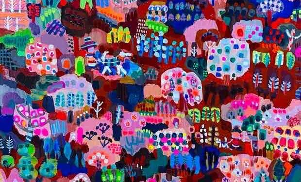 NEW | Spring park | 41x31cm | 2023  GROUP EXHIBITION | MDP Gallery nakameguro |17.3 -1.4.2023 | TOKYO