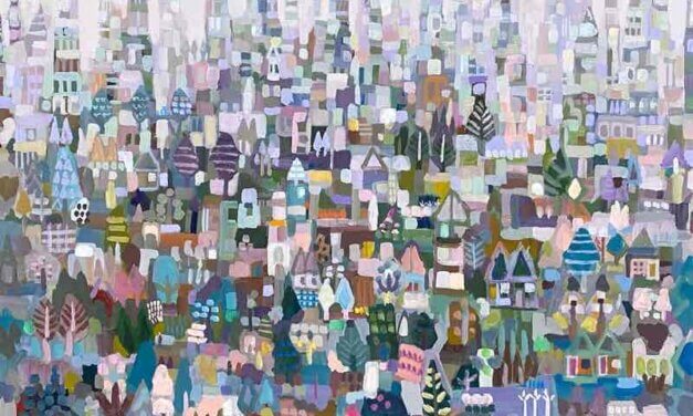 WORKS | 41x53cm | oil x wood panel | 2023 #city