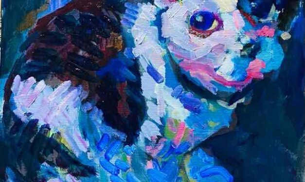 NEW | 30x24cm | oil x paper | 2023 #cat