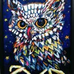 SOLD | owl | 53x45cm | oil x canvas | 2025 #tagboat