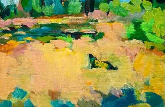 works | 41x33cm | oil x paper | 2023 #landscape