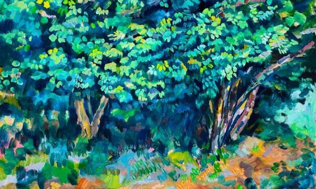 works | 51x72cm | oil x paper | 2023 #landscape