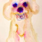 NEW | 29x22cm | aquarell x paper | 2024 #dog