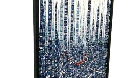 ON SALE | City | 65x53cm | oil x wood panel | 2023 #tagboat