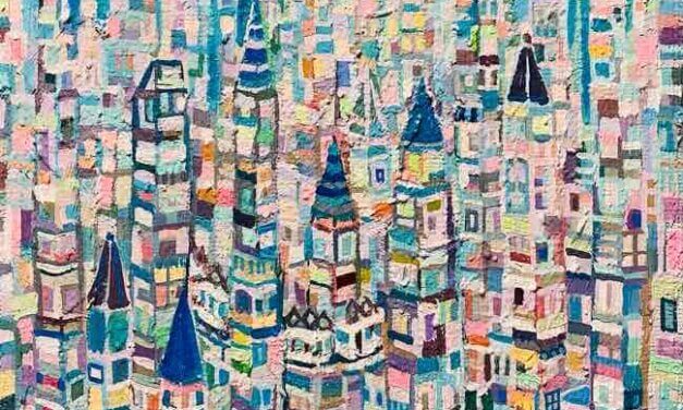 NEW | City at dawn | 27x22cm | oil x canvas board | 2023 #landschaft