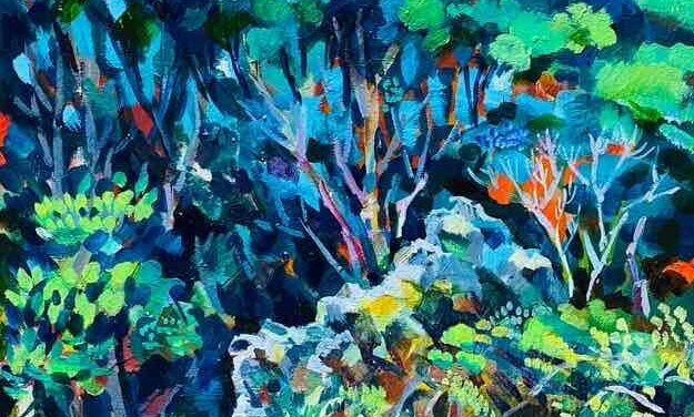 NEW | 39x30cm | oil x paper | 2023 #landscape