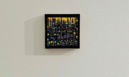 SOLD | Goldtown | 10x10cm | oil x canvas #art