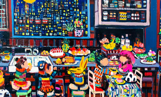 ON SALE | kitchen room | 53x65cm | oil x wood panel | 2023 #tagboat