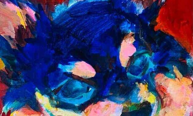 SOLD | 24x30cm | oil x paper | 2023 #dog