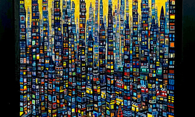 NEW | Gold town | 33x33cm | ART FAIR GINZA | 2.9.2023-6.9.2023#GALLERYTAGBOAT