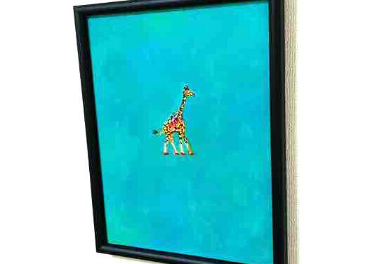 SOLD | giraffe | 41x31cm | ART FAIR GINZA | 2.9.2023-6.9.2023 #GALLERYTAGBOAT