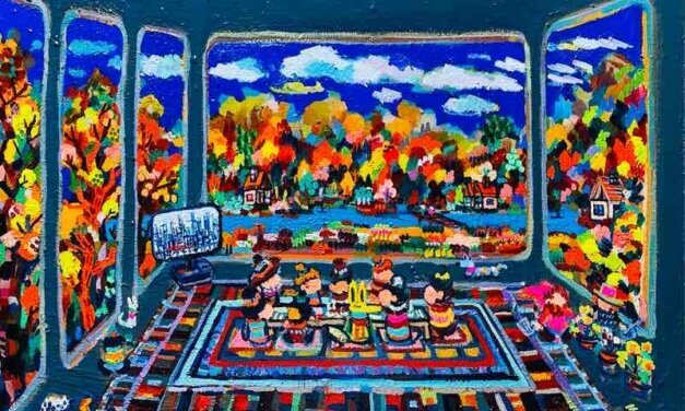 SOLD | living room | 41x53cm | ART FAIR GINZA | 2.9.2023-6.9.2023 #GALLERYTAGBOAT