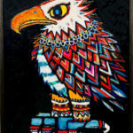 ON SALE | eagle | 65x53cm | oil x wood panel #tagboat